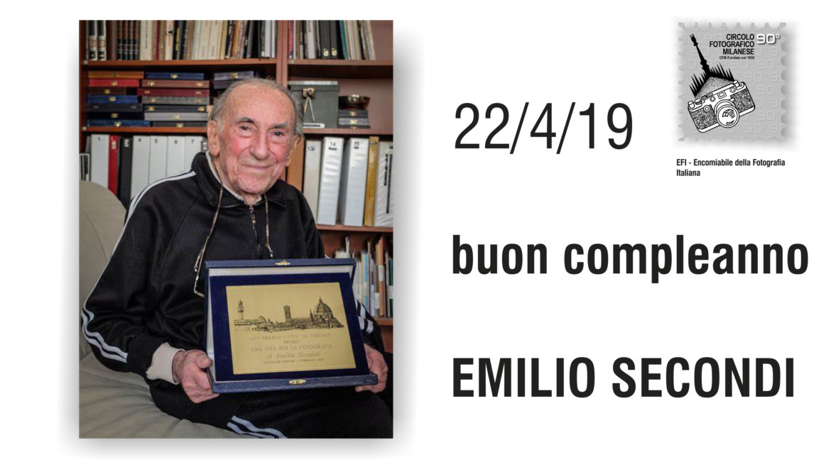 22 APRILE 2019 – EMILIO SECONDI