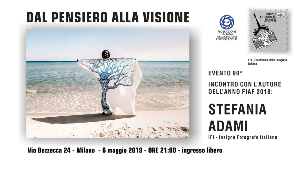6 MAGGIO 2019 – ORE 21:00 – INCONTRO CON STEFANIA ADAMI