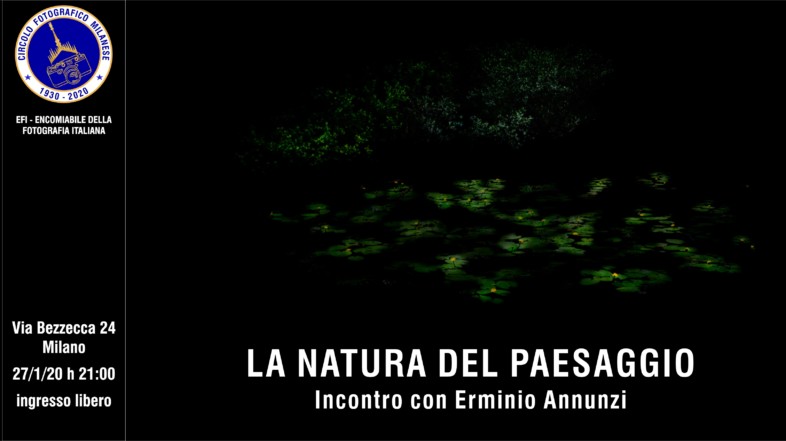 27/01/20 – ore 21:00 – LA NATURA DEL PAESAGGIO