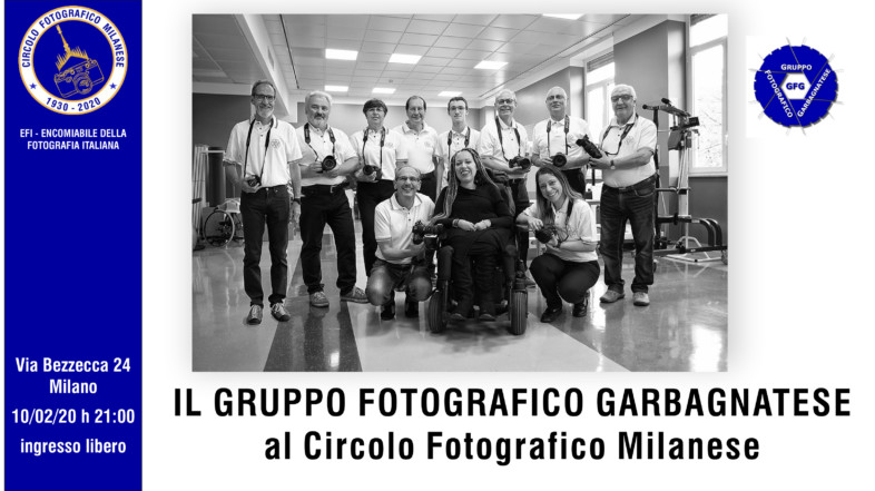 10/02/2020 – ORE 21:00 – IL GRUPPO FOTOGRAFICO GARBAGNATESE
