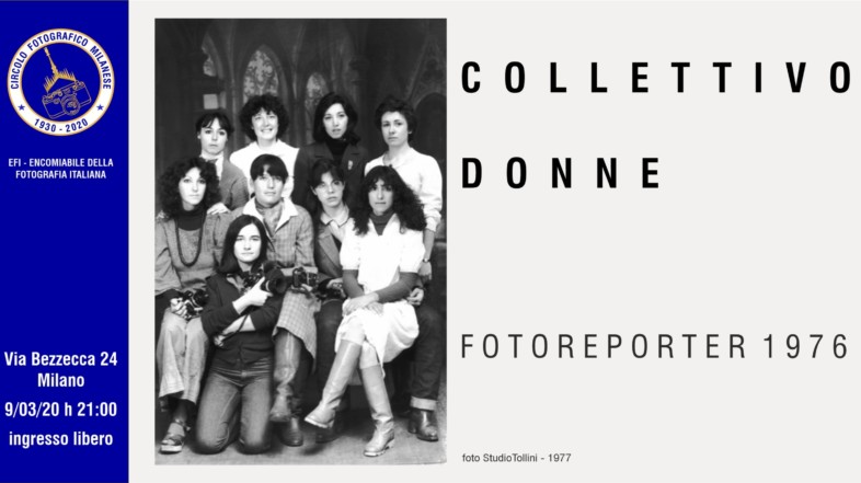 EVENTO ANNULLATO – COLLETTIVO DONNE, FOTOREPORTER 1976
