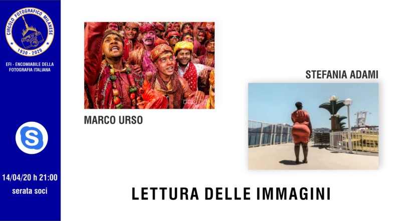 14/04/20 – H 21:00 – LETTURA DELLE IMMAGINI