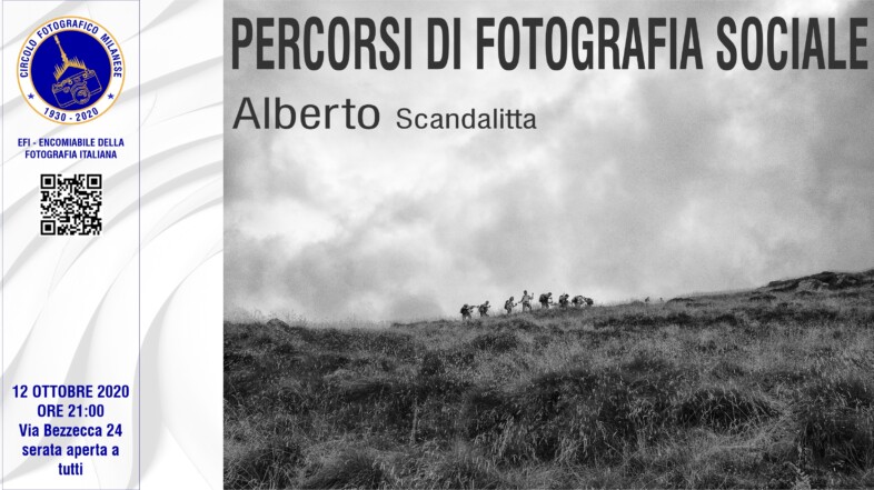 12 OTTOBRE 2020 – ore 21:00 – PERCORSI DI FOTOGRAFIA SOCIALE