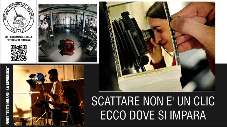 SCATTARE NON E’ UN CLIC, ECCO DOVE SI IMPARA