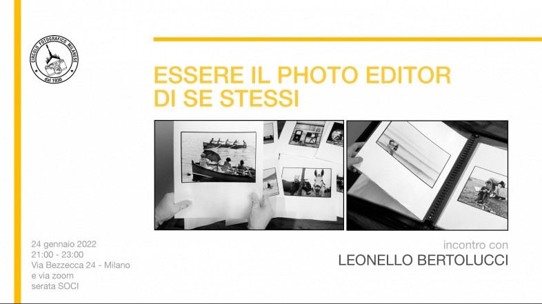 24 GENNAIO 2022 – ORE 21:00 – ESSERE IL PHOTOEDITOR DI SE STESSI